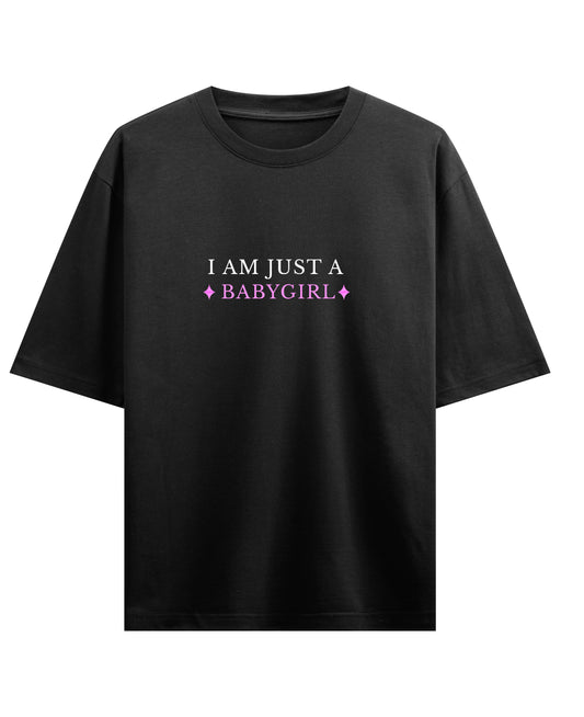 Black Oversized T-shirt Front Design