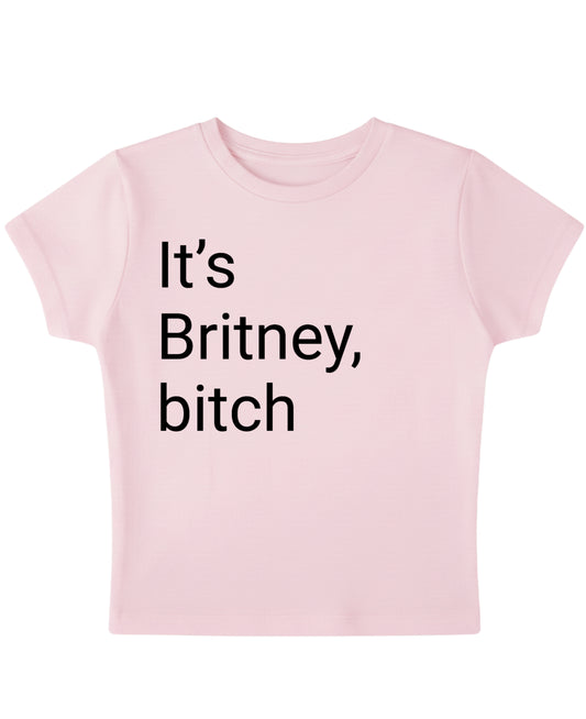 Baby Pink Baby Tee Front Design