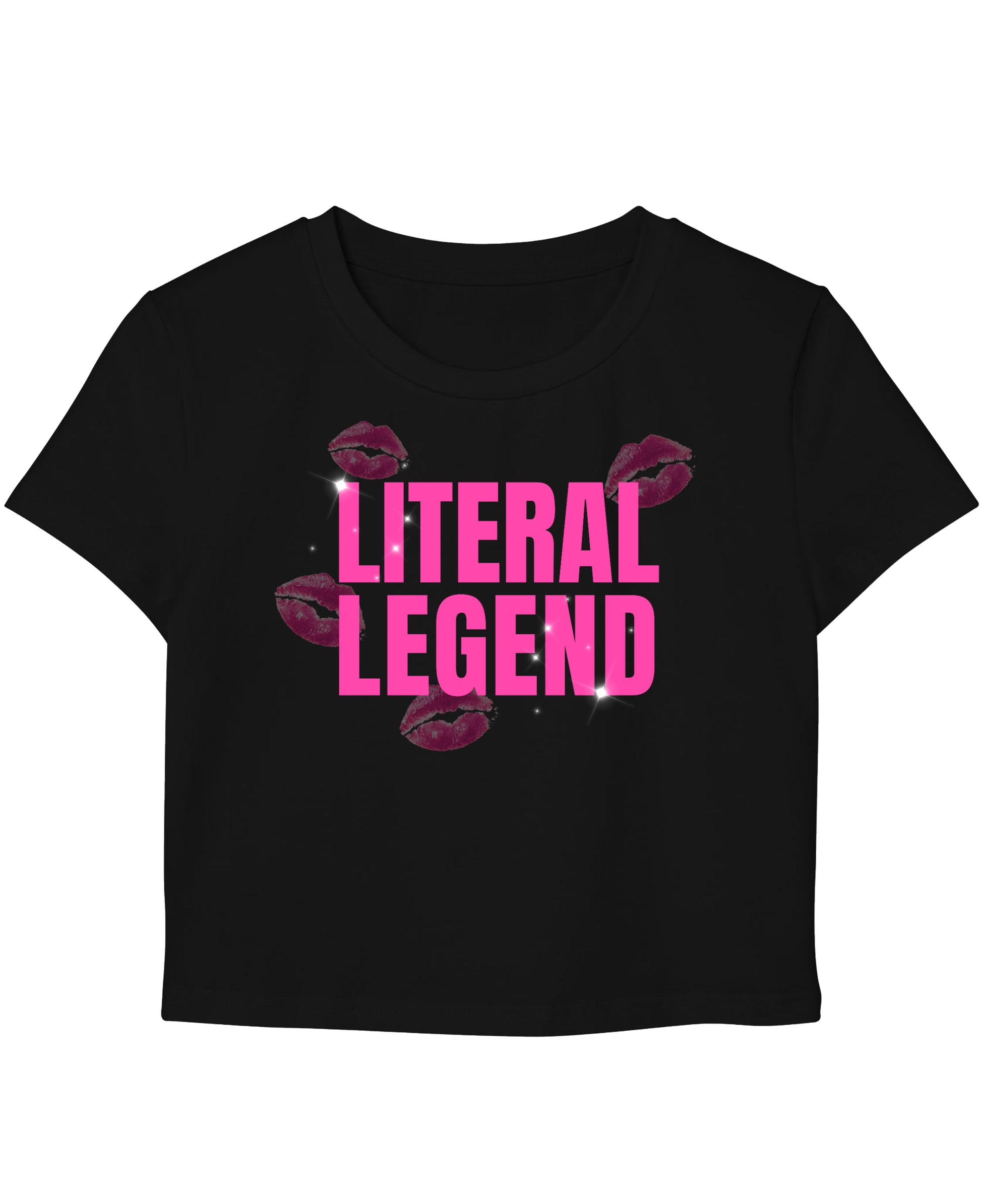 Black Baby Tee Front Design