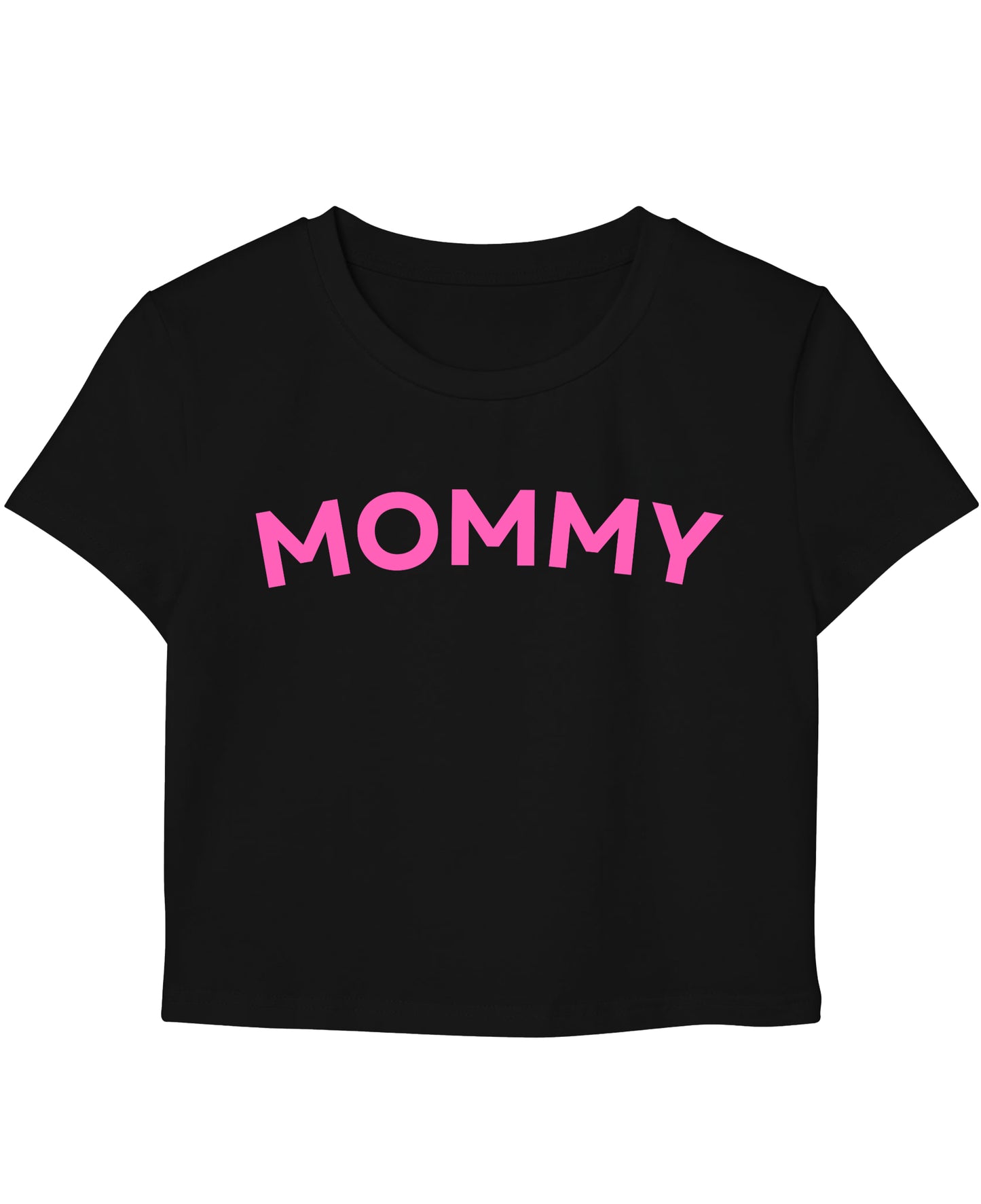 Black Baby Tee Front Design