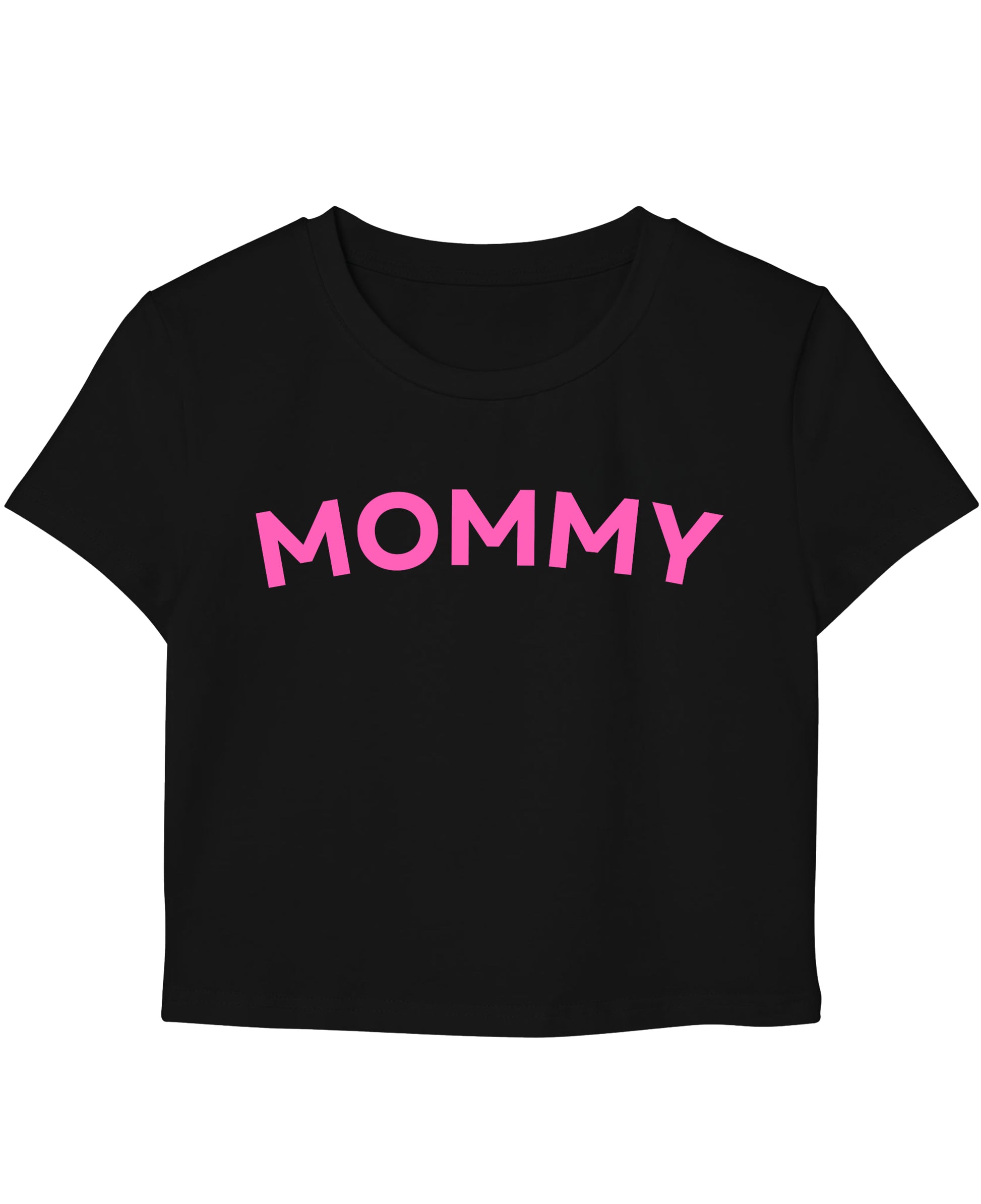 Black Baby Tee Front Design