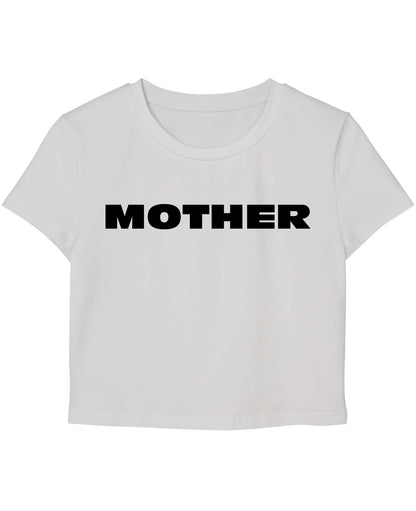 White Baby Tee Front Design