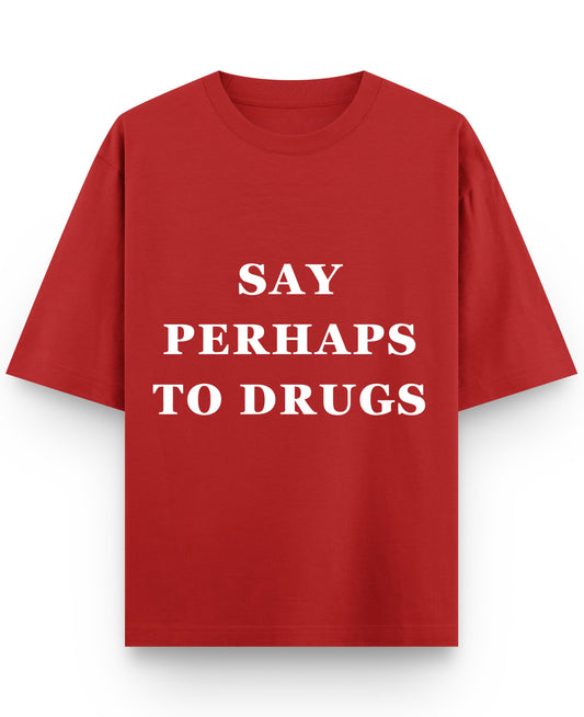 Red Oversized T-shirt Front Design