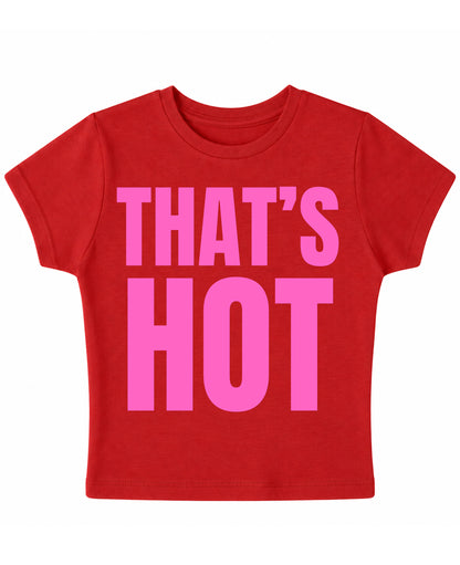 Red Baby Tee Front Design
