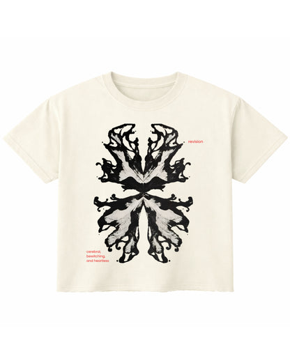 Off White Boxy Fit T-shirt Front Design
