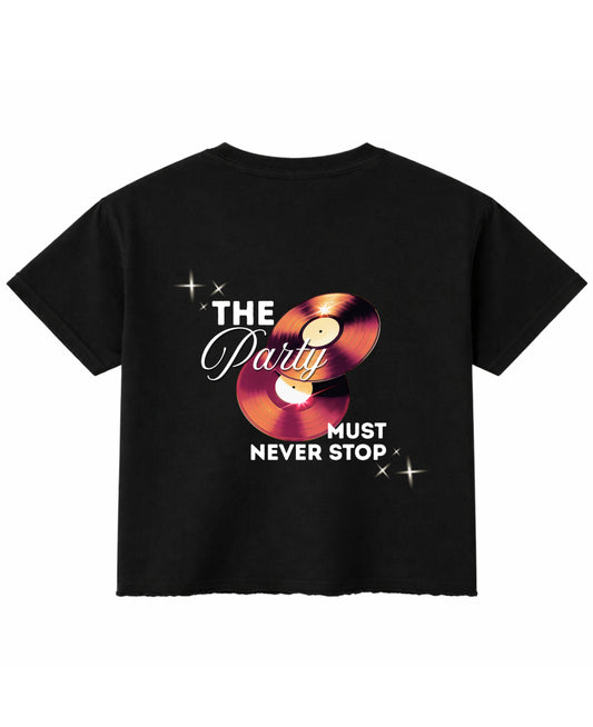 Black Boxy Fit T-shirt Back Design