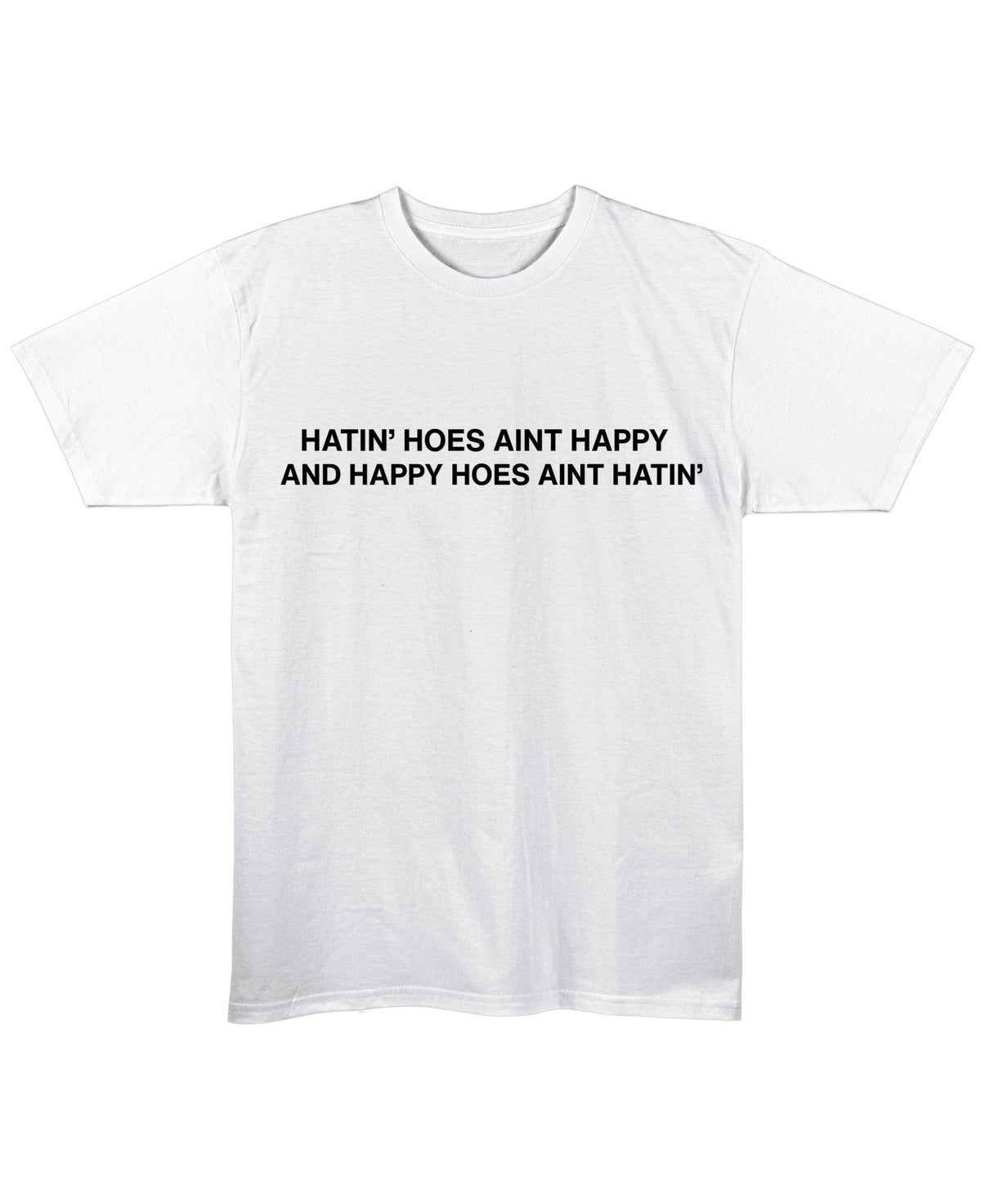 White Regular Fit T-shirt Front Design