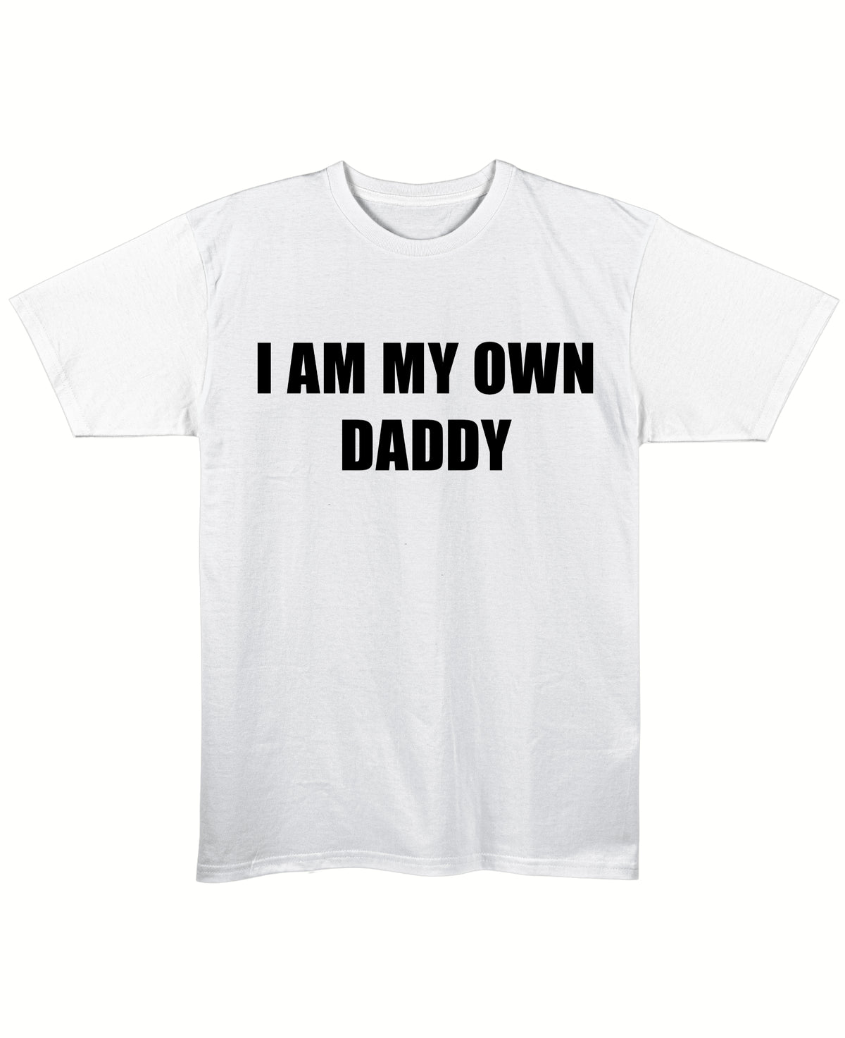 White Regular Fit T-shirt Front Design