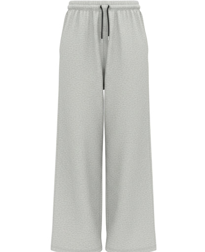 Grey Baggy Fit Sweatpants Front Design