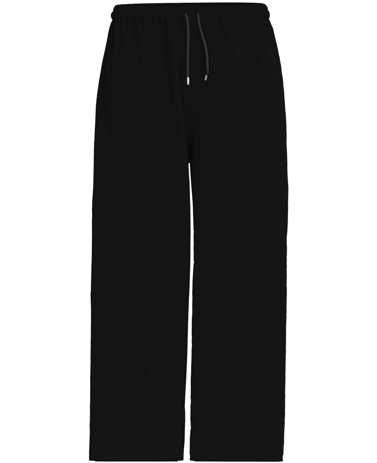 Black Baggy Fit Sweatpants Front Design