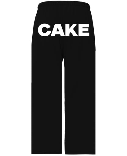 Black Baggy Fit Sweatpants Back Design