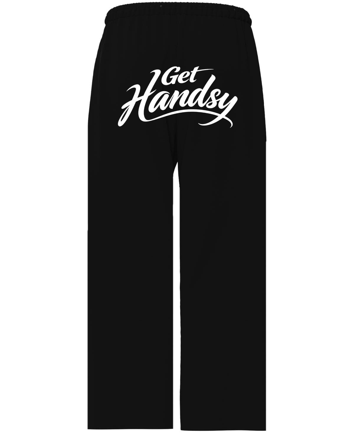 Black Baggy Fit Sweatpants Back Design