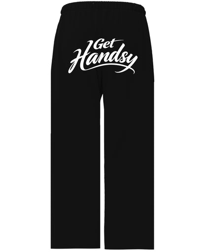 Black Baggy Fit Sweatpants Back Design