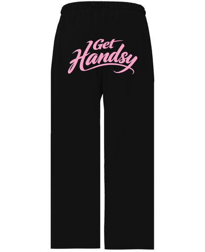 Black Baggy Fit Sweatpants Back Design