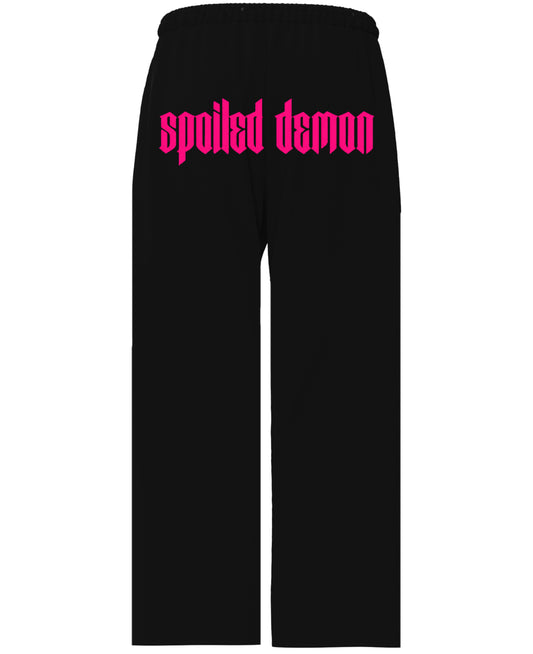Black Baggy Fit Sweatpants Back Design