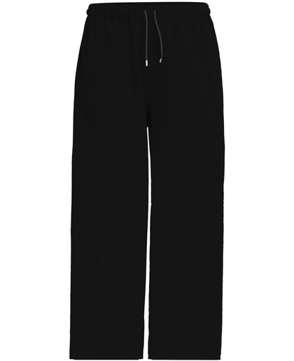 Black Baggy Fit Sweatpants Front Design