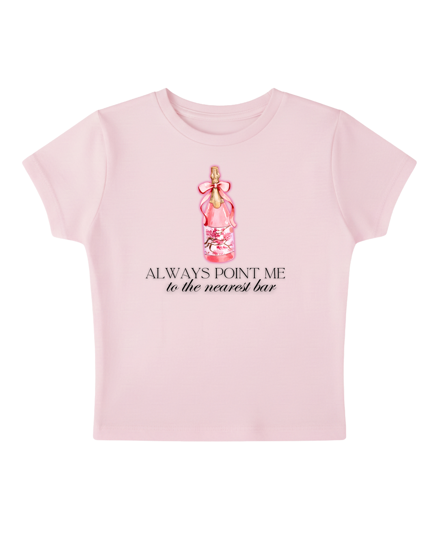 NEAREST BAR BABY TEE (PINK)