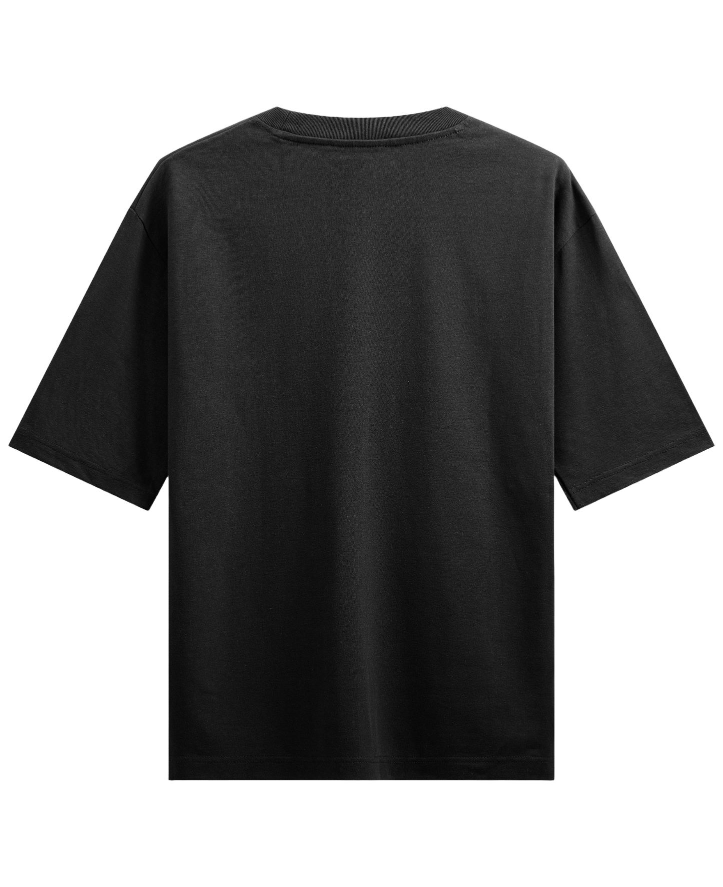 Thanks, it's the trauma and the greens - Black Oversized Tee (French Terry)